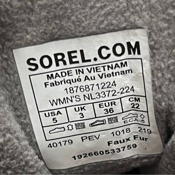 SOREL Women’s  KINETIC CARIBOU Waterproof Boot Size 5 - Picture 13 of 14